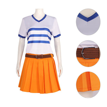 2023 Nami One Piece Cosplay Sexy Anime Nami Halloween Costume Suit BEcostume